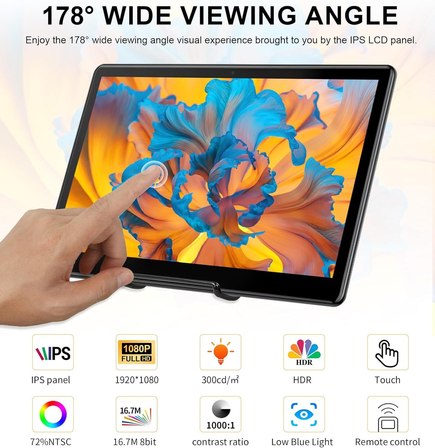 ViewPad™ Tragbarer Touchscreen Monitor