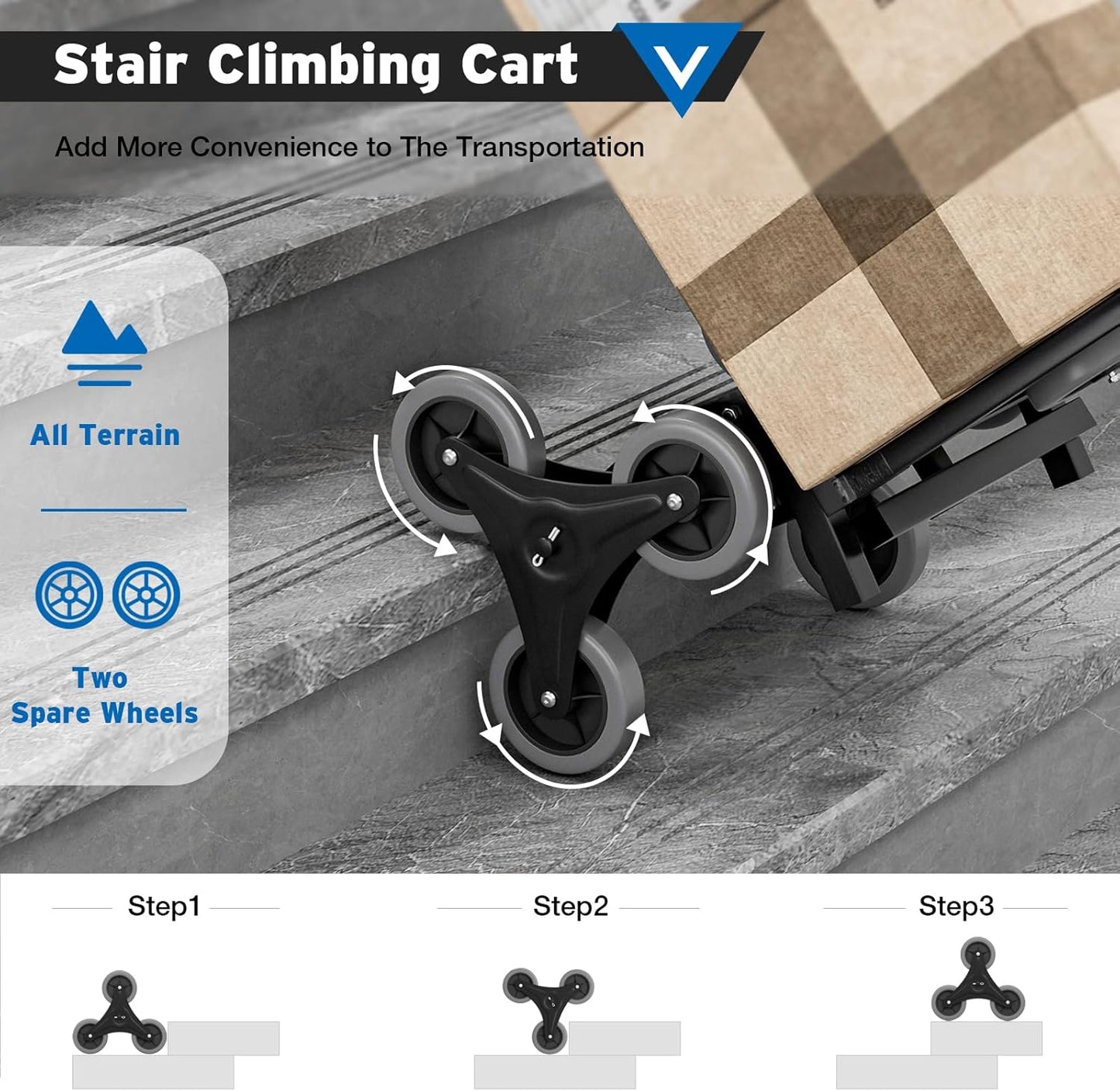 StepCart™ Power Incline Steiggerät