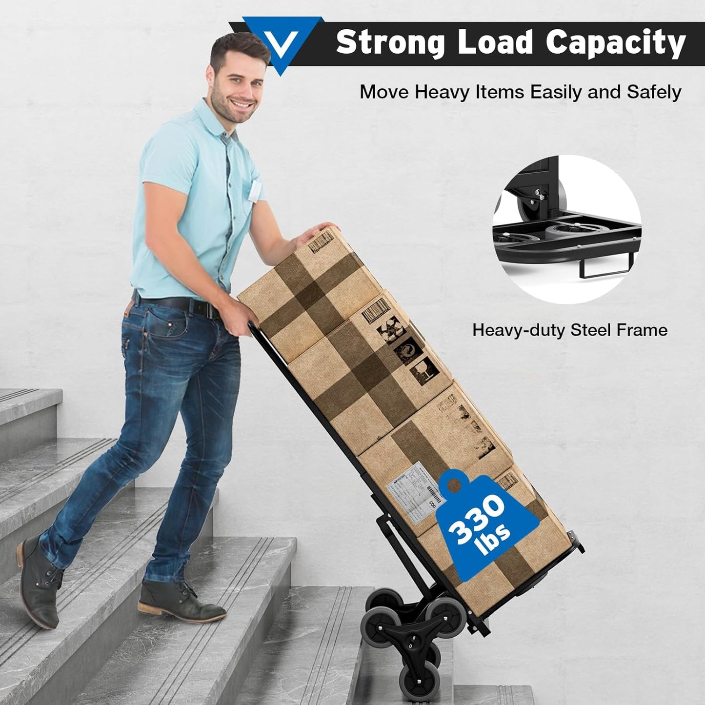 StepCart™ Power Incline Steiggerät