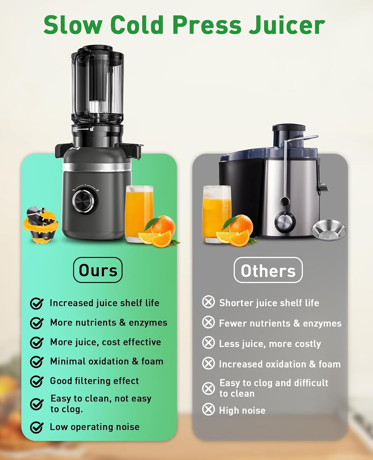 QuickSquezze™ Automatisk saftpresser