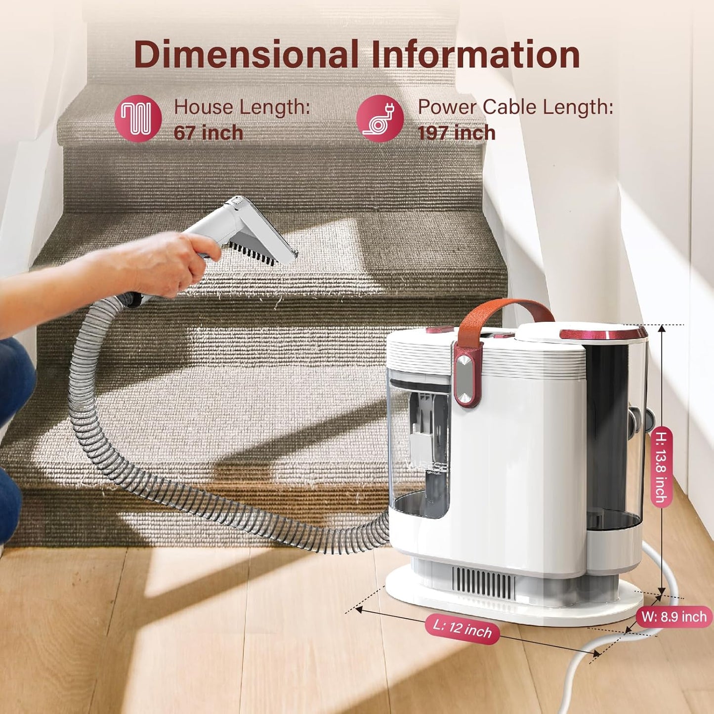 SteamPro™ Draagbare Tapijt en Bekledingsreiniger