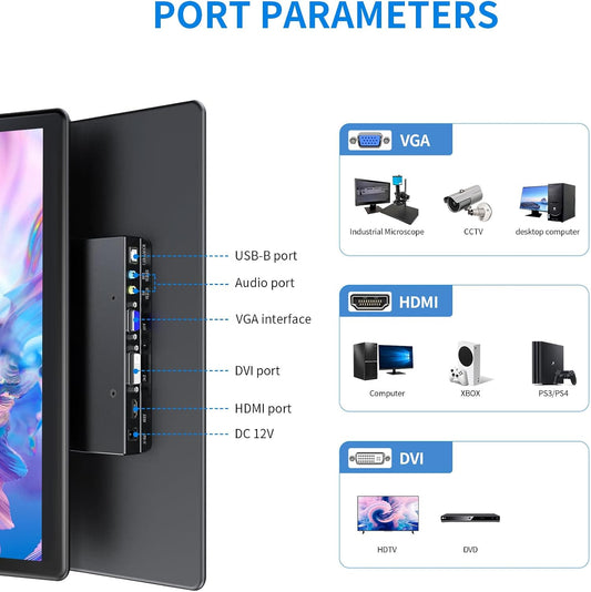 ViewPad™ Tragbarer Touchscreen Monitor